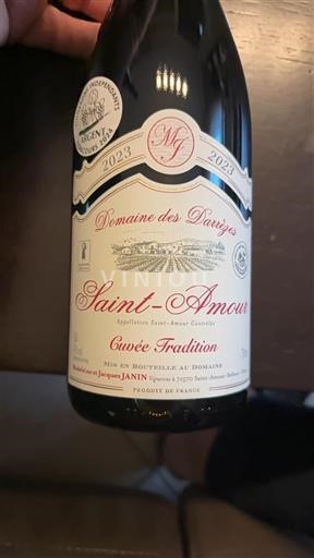 Beaujolais Saint-Amour Domaine Des Darjees Tradition 2023
