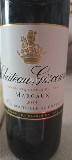 Bordeaux Margaux Grand Cru Château Giscours 2013