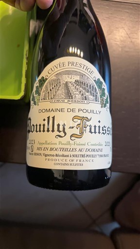 Borgoña Pouilly-fuissé Domaine Pouilly Prestige 2023