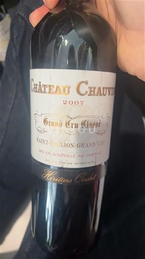 Bordeaux Saint-Émilion Grand Cru Grand Cru Classé Château Chauvin 2007