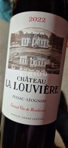 Burdeos Pessac-Léognan Château La Louvière 2022
