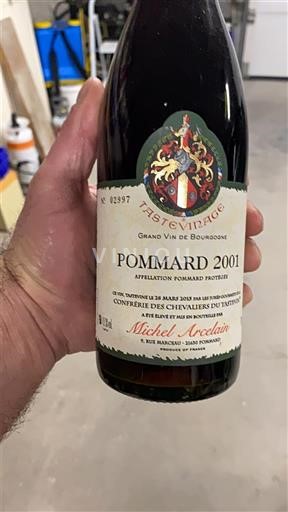 Borgonha Pommard Michel Arcelain Tastevinage 2001