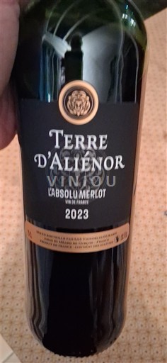Bordeaux Terre Aliénor L'Absolu Merlot 2023