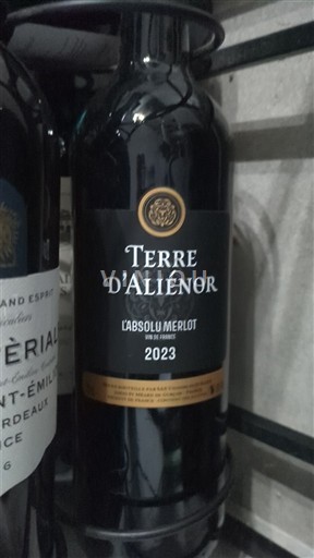 Bordeaux Terre Aliénor L'Absolu Merlot 2023