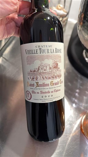 Bordeaux Saint-Émilion Grand Cru Grand Cru Château Vieille Tour La Rose 2020