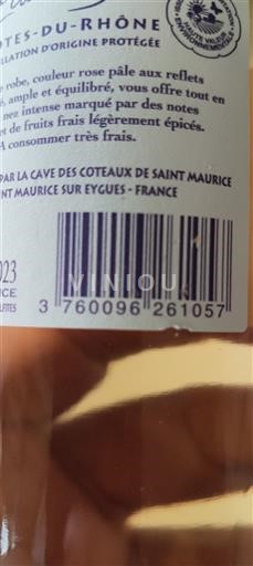 Rhône-dalen Côtes-du-Rhône Cave des Coteaux de Saint Maurice 2023