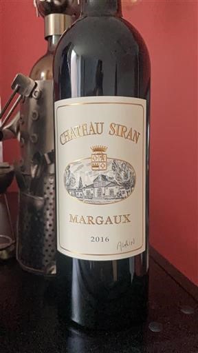 Bordeaux Margaux Château Siran 2016