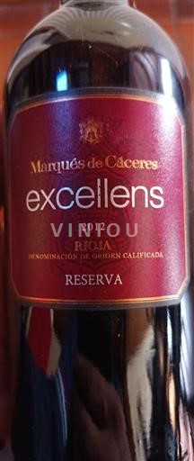 La Rioja Rioja Marqués de Cáceres Excellens Reserva 2012
