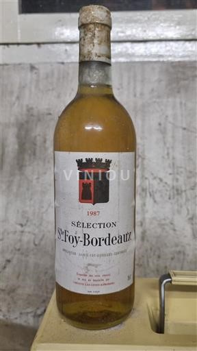 Bordeaux Sainte-Foy-Bordeaux Sélection 1987