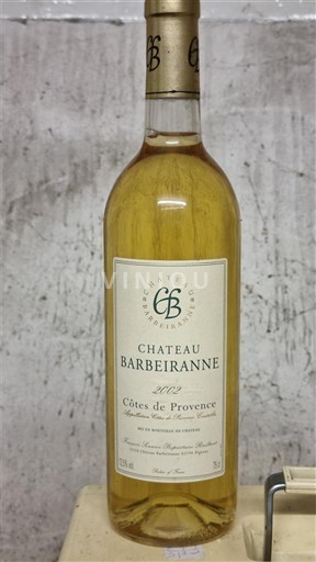 Provence Côtes de Provence Château Barbeyranne 2002
