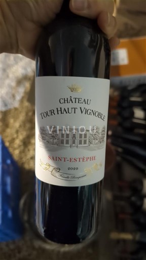 Bordeaux Saint-Estèphe Château Tour Haut Vignoble 2020