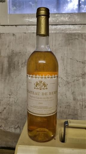 Bordeaux Sainte-Croix-Du-Mont Château Bern 2000