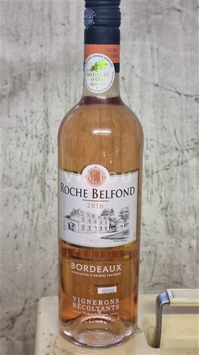 Bordeaux Roche Belfond 2016
