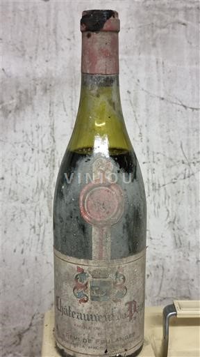 Valea Ronului Châteauneuf-du-Pape Rémi de Foulanges négociant à Meursault 1955