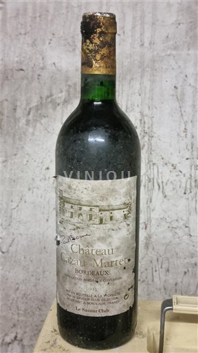 Bordeaux Château Cazau Martet Savour Club Sélection négociant à Bordeaux 1994