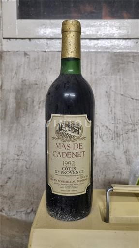 Provansa Côtes-de-Provence Mas de Cadenet 1992