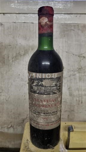 Bordeaux Saint-Émilion Château Fombrauge grand cru 1967