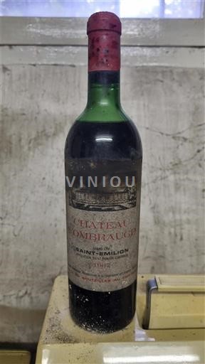 Bordeaux Saint-Émilion Fonbrauge grand cru 1967