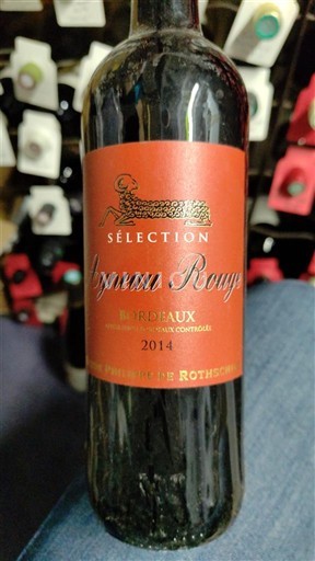 Bordéus Baron Philippe de Rothschild Sélection Agneau Rouge 2014