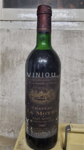 Bordeaux Haut-Médoc Château La Mothe 1986
