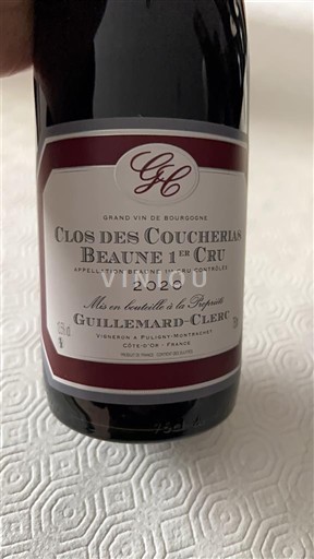Burgundsko Beaune Premier Cru Guillenard-Clerc Clos des Couchereaux 2020