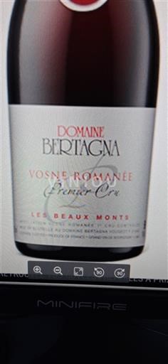 Bourgogne Vosne-romanée Premier Cru Domaine Bertagna Les Beaux Monts 2023