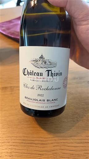 Beaujolais Nespecificat Château Thivin Clos de Rochebonne 2022