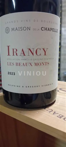 Burgundi Irancy Maison de la Chapelle Les Beaux Monts 2023