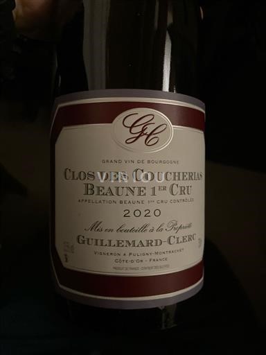 Burgundsko Beaune Premier Cru Guillemard-Clerc Clos des Coucherias 2020