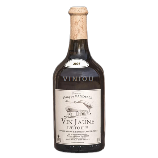 Viinit Blanc sec Vin Jaune Domaine Vandelle 2007 Ranska Jura L'Étoile AOC