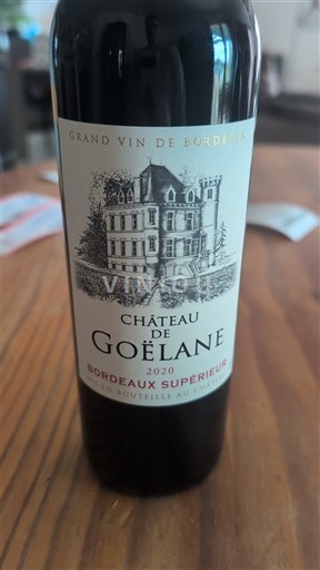 Bordeaux Bordeaux superiore Château Goëlane 2020