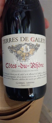 Thung lũng Rhône Côtes-du-rhône Gabriel Meffre Terres de Galets 2020