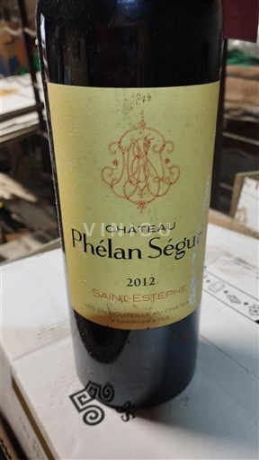 Bordoja Saint-Estèphe Château Phélan ségur 2012