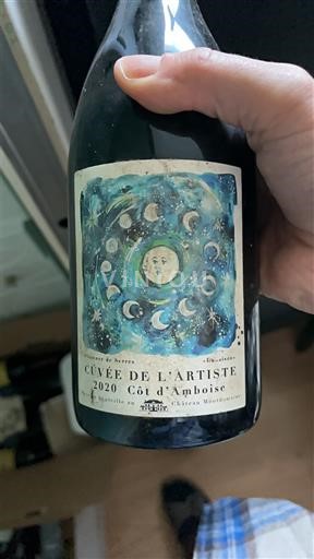 Rượu vang Rouge sec Cuvée de l'Artiste Domaine Mont 2020 Pháp Thung lũng sông Loire Touraine-amboise AOC