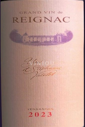 Bordeaux Bordeaux supérieur Grand vin de Reignac 2023