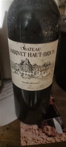 Bordeaux Pessac-Léognan Château Larrivet Haut-Brion 2010