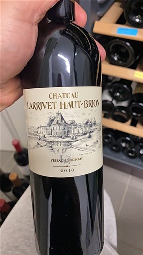 Bordéus Pessac-Léognan Château Larrivet Haut-Brion 2010