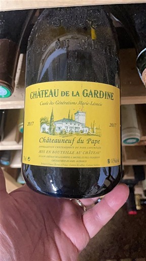 Rhônen laakso Châteauneuf-du-Pape Château La Gardine des Générations Marie-Léoncie 2017
