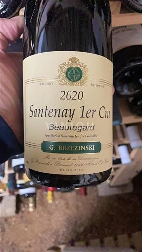 Burgundy Unspecified Premier Cru G. Brzezinski Beauregard 2020