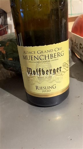 Alsace Không được chỉ định Grand Cru Wolfberger 2020
