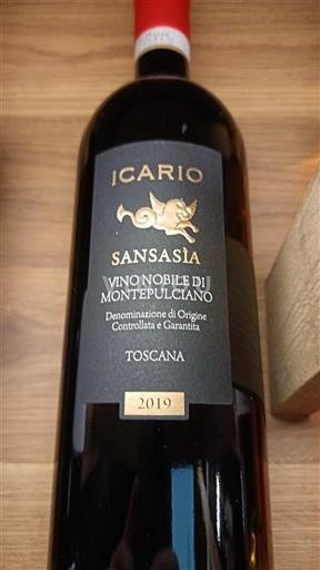 Tuscany Vino Nobile di Montepulciano Icario Sansasia 2019