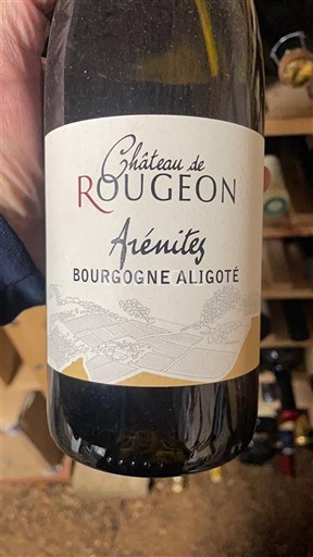 Burgundi Bourgogne Aligoté Château Rougeon Arénites Ei vuosikertaa