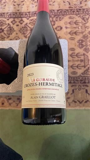 Rhônen laakso Crozes-Hermitage Alain Graillot La Guiraude 2023