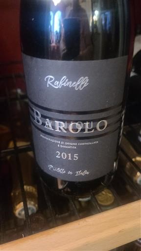 Piemonte Barolo Rafinelli 2015