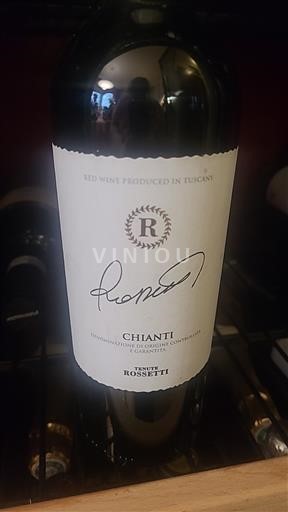 Viner Rouge sec Tenimenti Rossetti 2016 Italien Toscana Chianti DOC