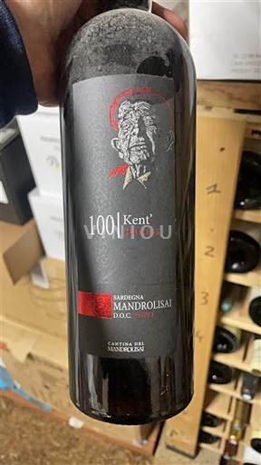 Viner Rouge sec 100 Kent' Annos Cantina del Mandrolisai 2015 Italien Sardinien Mandrolisai DOC