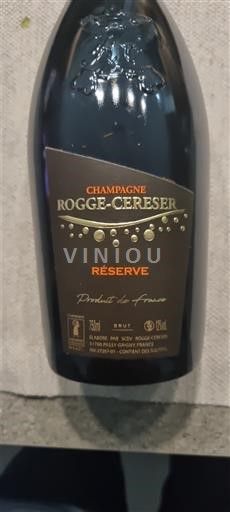 Champagne Sâm-panh Rogge-Cereser Réserve Không niên vụ
