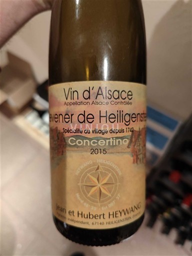 Alsace Jean et Hubert Heywang Concertino 2015