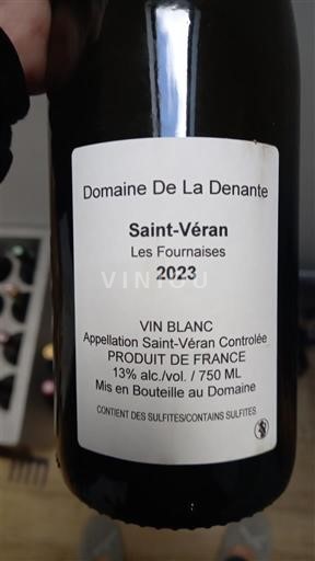 Bourgogne Saint-Véran Domaine La Denante Les Fournaises 2023