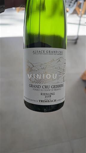 Alsace Không được chỉ định Grand Cru Trimbach Grand Cru Geisberg 2018